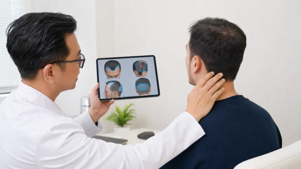 Visual edukasi hair transplant kedua kali